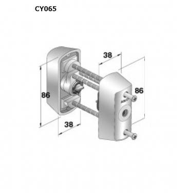 CY065 Abloy двухсторонний цилиндр "КЛЮЧ-КЛЮЧ" для профильных дверей повышенной степени надежности.