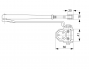 DC140 Assa Abloy дверной доводчик для внутренних и наружных дверей с максимальным весом 80 кг и максимальной шириной дверного полотна 1100 мм