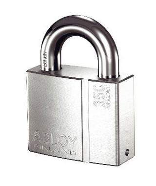 Навесной механический ВСЕПОГОДНЫЙ замок PLI350 Abloy из закаленной стали с защитой дужки для обеспечения максимальной безопасности.