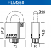 Навесной ВСЕПОГОДНЫЙ механический замок PLM350 Abloy с защитой дужки и цилиндра  из закаленной стали для обеспечения максимальной безопасности.